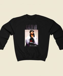 Aaliyah Baby Girl Tribute 80s Sweatshirt Style