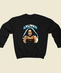 Aaliyah Queen Girl Rapper 80s Sweatshirt Style