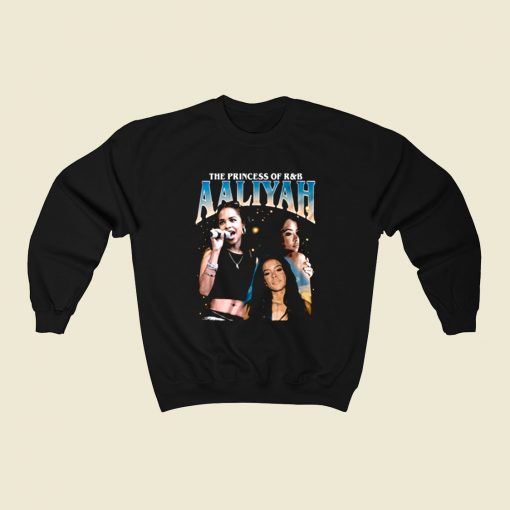 Aaliyah Queen Rnb Rap 80s Sweatshirt Style