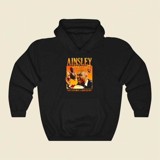 Ainsley Harriott Give Your Meet Old Rub Cool Hoodie Fashion