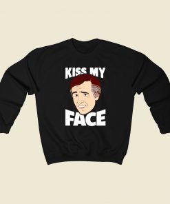Alan Partridge Kiss My Face 80s Sweatshirt Style