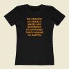 Alan Watts No Amount Of Anxiety 80s Womens T shirt