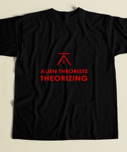 Alien Theorists Theorizing 80s Mens T Shirt