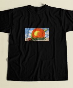 Allman Brothers Eat A Peach Logo 80s Mens T Shirt