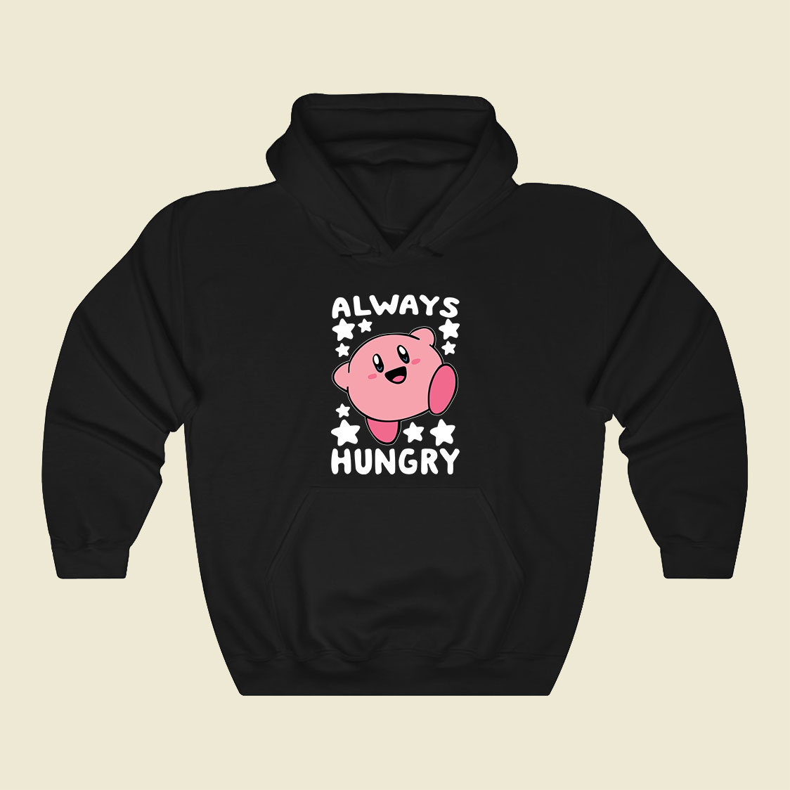 Always Hungry Kirby Funny Fashionable Hoodie 