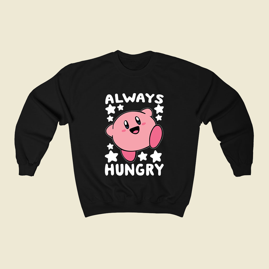 Always Hungry Kirby Funny Sweatshirt Street Style 