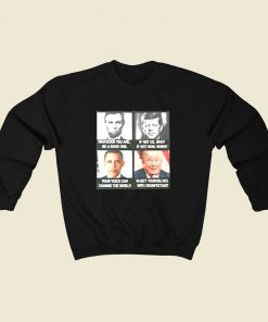 America President Sarcastic 80s Sweatshirt Style