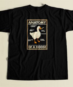 Anatomy Of A Goose 80s Mens T Shirt