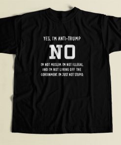 Anti Donald Trump Political 80s Mens T Shirt