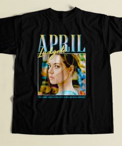 April Ludgate Time Is Money 80s Mens T Shirt