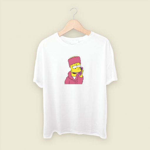 Bart Simpson Cozzy Mens T Shirt