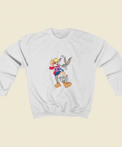 Bugs Lola Bunny Rabbit Sweatshirt Street Style