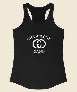 Champagne Gang Gc Racerback Tank Top