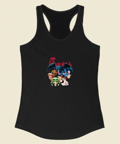 Chick Fil A Baby Yoda Baby Groot And Toothless Stitch Gizmo 90s Racerback Tank Top