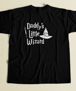 Daddys Little Wizard Cool Men T Shirt