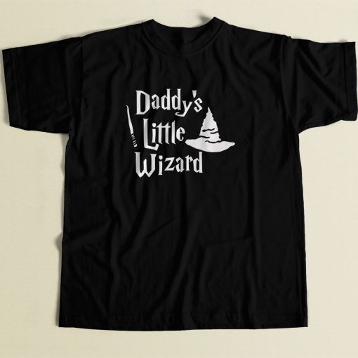 Daddys Little Wizard Cool Men T Shirt