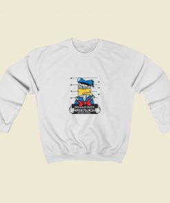 Disney Donald Duck Mugshot Sweatshirt Street Style