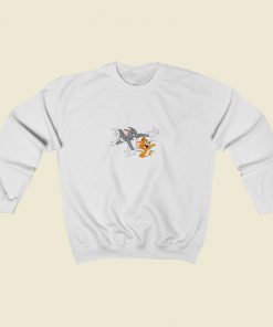 Disney Tom Jerry Cat Mouse Sweatshirt Street Style