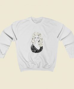 Dolly Parton Illustration Art Sweatshirt Street Style