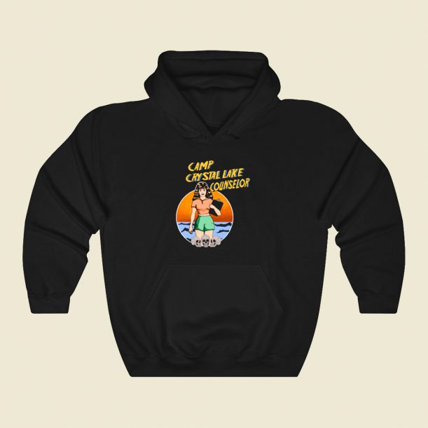 Friday 13 Camp Crystal Lake Counselor Cool Hoodie Fashion