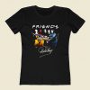 Friends Characters Stephen King 80s Womens T shirt