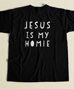 Jesus Is My Homie 80s Mens T Shirt