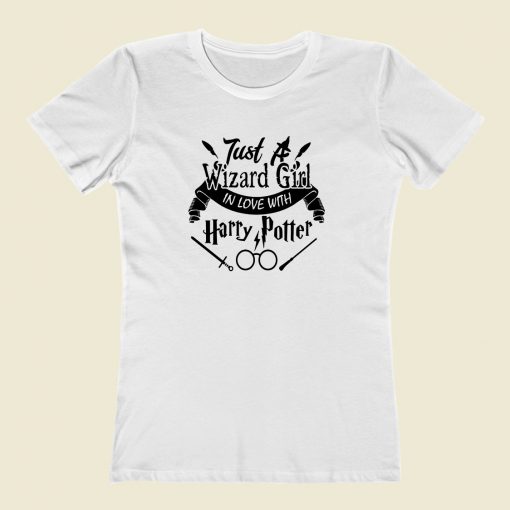 Just Wizard Girl Love Harry Potter Women T Shirt