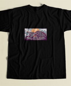 Kaiju Kiss Godzilla 80s Mens T Shirt