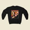 Kanye West Retro 80s Sweatshirt Style