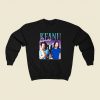 Keanu Reeves Homage 80s Sweatshirt Style