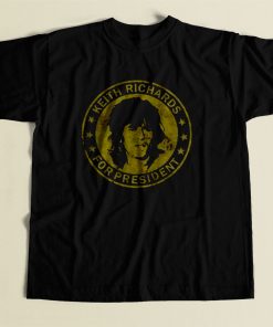 Keith Richards For President 80s Mens T Shirt