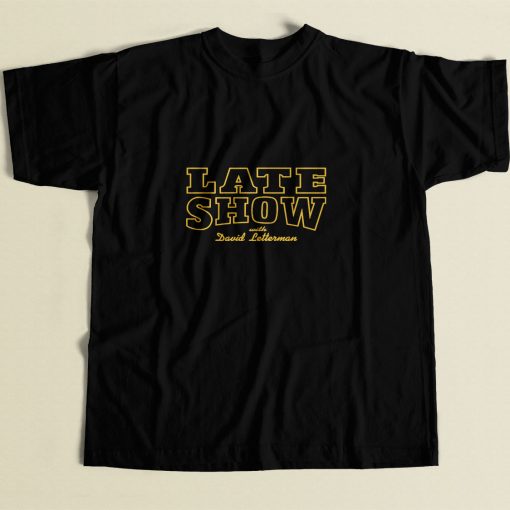 Late Show With David Letterman 80s Mens T Shirt