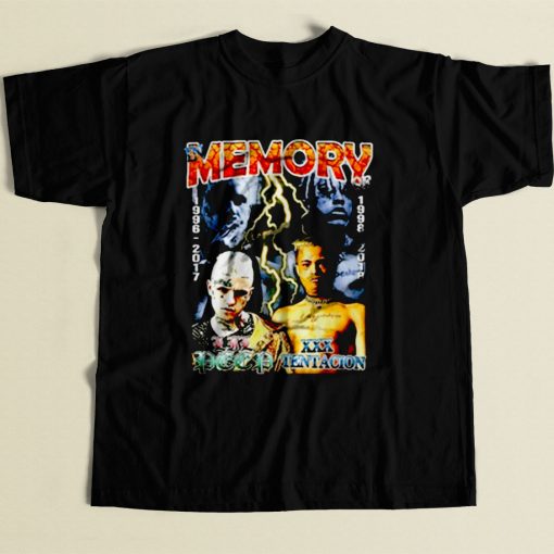 Lil Peep And Xxx Tentacion In Memory 80s Mens T Shirt