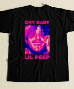 Lil Peep Cry Baby Smile 80s Mens T Shirt