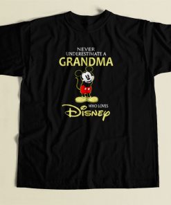 Mickey Mouse A Grandma Loves Disney 80s Mens T Shirt