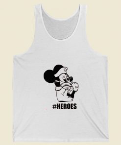Minnie Mouse My Heroes From Covid 19 Summer Tank Top