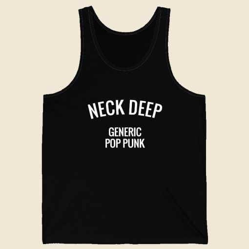 Neck Deep Generic Pop Punk Men Tank Top Style