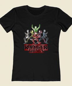 Power Ranger Things Women T Shirt Style