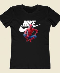 Spiderman With Headphone Women T Shirt Style