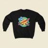 The Itchy Scratchy Show Retro 80s Sweatshirt Street Style