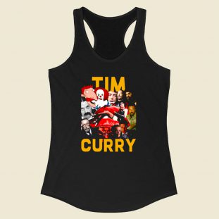 Tim Curry Horror Movies Mashup Hollywood Racerback Tank Top