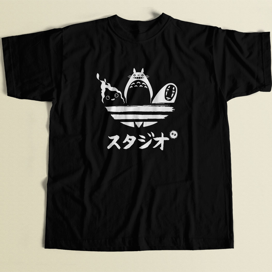 Totoro Studio Ghibli Soot Sprites Anime Cool Men T Shirt - Grltee.com