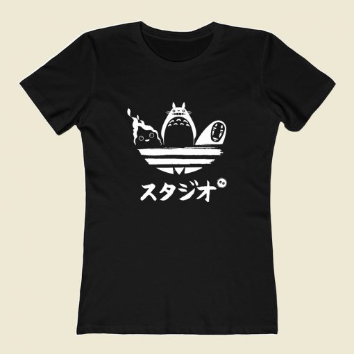 Totoro Studio Ghibli Soot Sprites Anime Women T Shirt Style