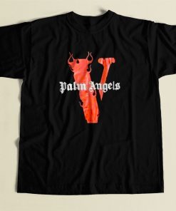 Vlone X Palm Angels 80s Mens T Shirt