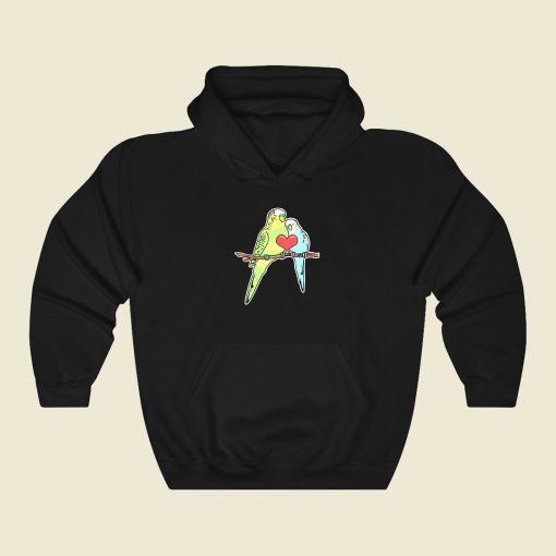 A Budgie Lover 80s Hoodie Fashion