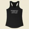 Apparently I Have An Attitude Racerback Tank Top Style