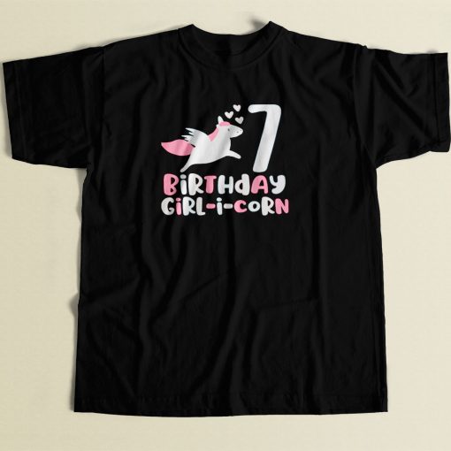 Birthday Girl I Corn Unicorn 80s Men T Shirt