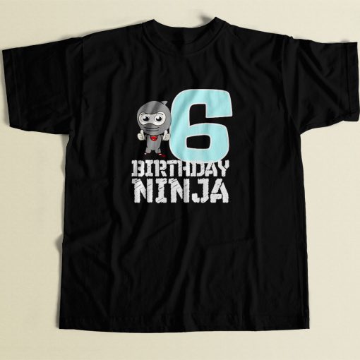 Birthday Ninja 80s Men T Shirt
