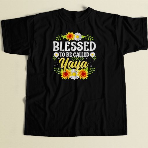 Blessed To Be Called Yaya 80s Men T Shirt