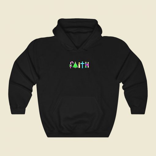 Christmas Faith 80s Hoodie Fashion